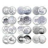 十二生肖本色银币大全套(98年—09年)