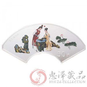 《红楼梦》彩色金银币(第1组)5盎司银币