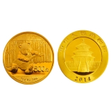 2014版熊猫1盎司圆形金币