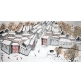 刘庆峰《迎春》四尺整张