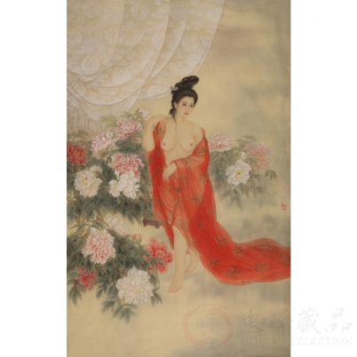 赵永夫《贵妃出浴》98x160cm