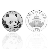 2018年150克熊猫银币
