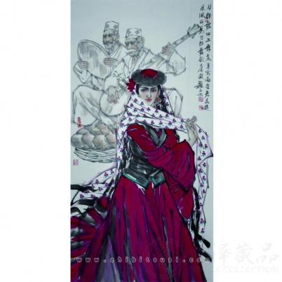 李毅《刀郎舞》四尺整张