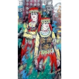 李毅《塔吉克舞者》四尺整张