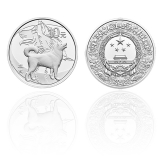 2018狗年生肖30克本色银币