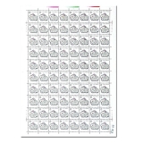 第一轮生肖邮票兔整版