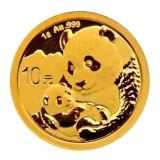 2019年1克熊猫普制金币