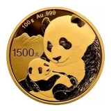 2019年100克熊猫圆形金币