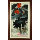 戴嘉林掐丝珐琅景泰蓝画嘉藕图