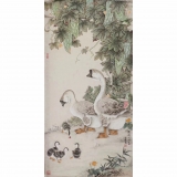 画家张坚盛《乐园》