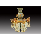 张同禄景泰蓝《太平有象》