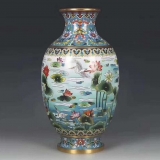 张同禄合美万家景泰蓝