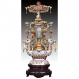 张同禄景泰蓝·十大经典·吉羊宝灯