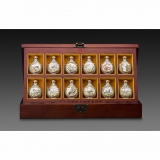 张同禄·十二花神生肖珐琅·鼻烟壶