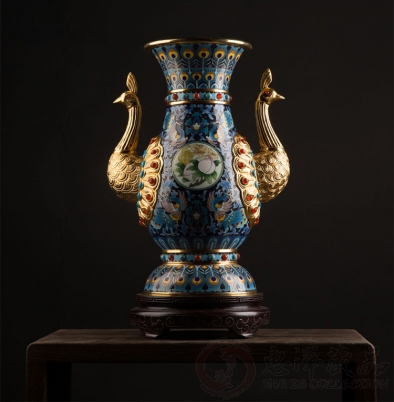 戴嘉林景泰蓝雀之翎