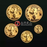 2021版熊猫金银纪念币  2021年熊猫金币套装